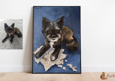 Vini kutya portréja